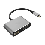 تحويلة من USB C الى HDMI+VGA